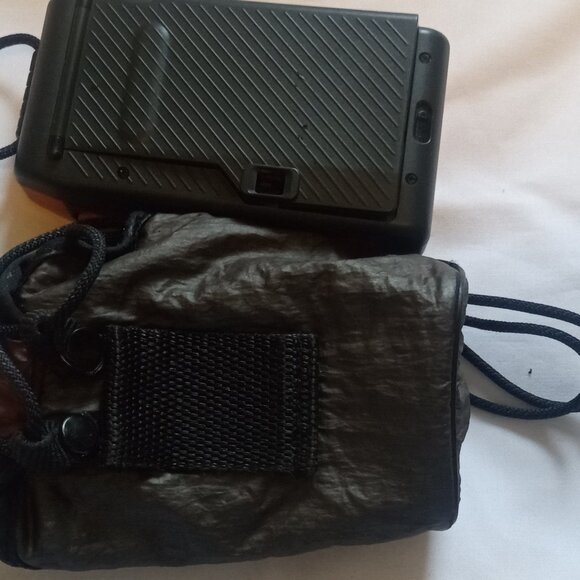 Canon Snappy S Film Camera 35mm, Lens 1:4.5 W/ Pouch, Red, As Is For Parts, Vntg - Picture 5 of 5